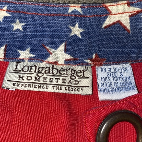 Longaberger 100% cotton grommet jacket - Picture 7 of 9